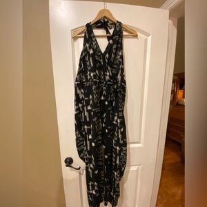 Madewell size large black and cream romper